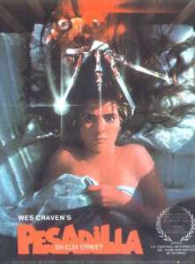 pesadilla en elm street de wes craven Cartel de la película dirigida en 1984